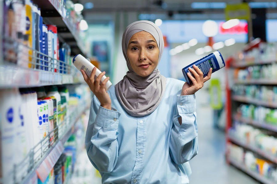 cara membuat sampo untuk perempuan berhijab