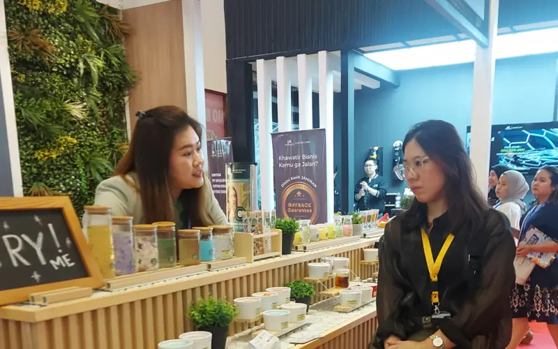 pengunjung pameran IFBC 2024