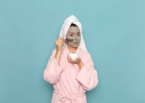 cara mulai Maklon Masker Eksfoliasi Wajah