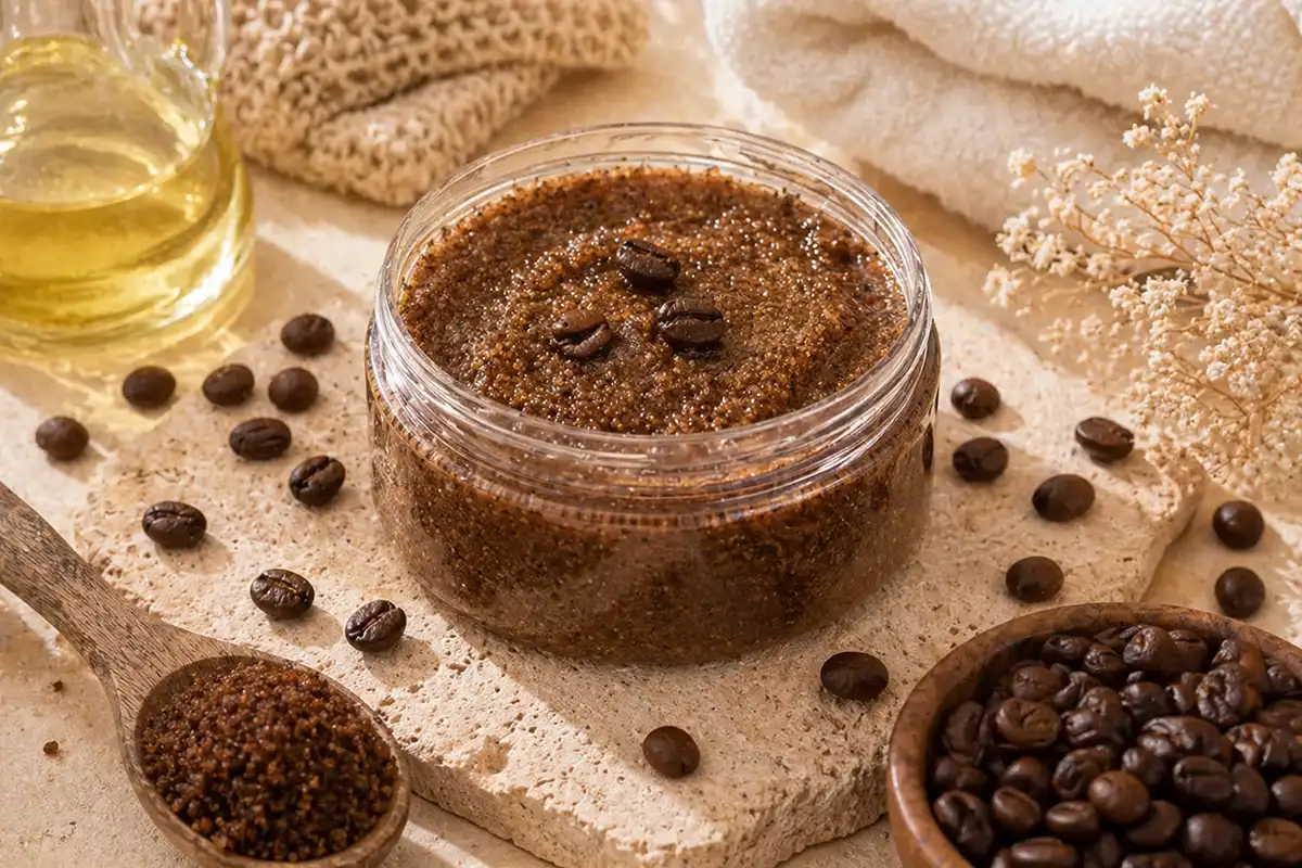Cara Membuat Body Scrub dari Kopi dengan Maklon