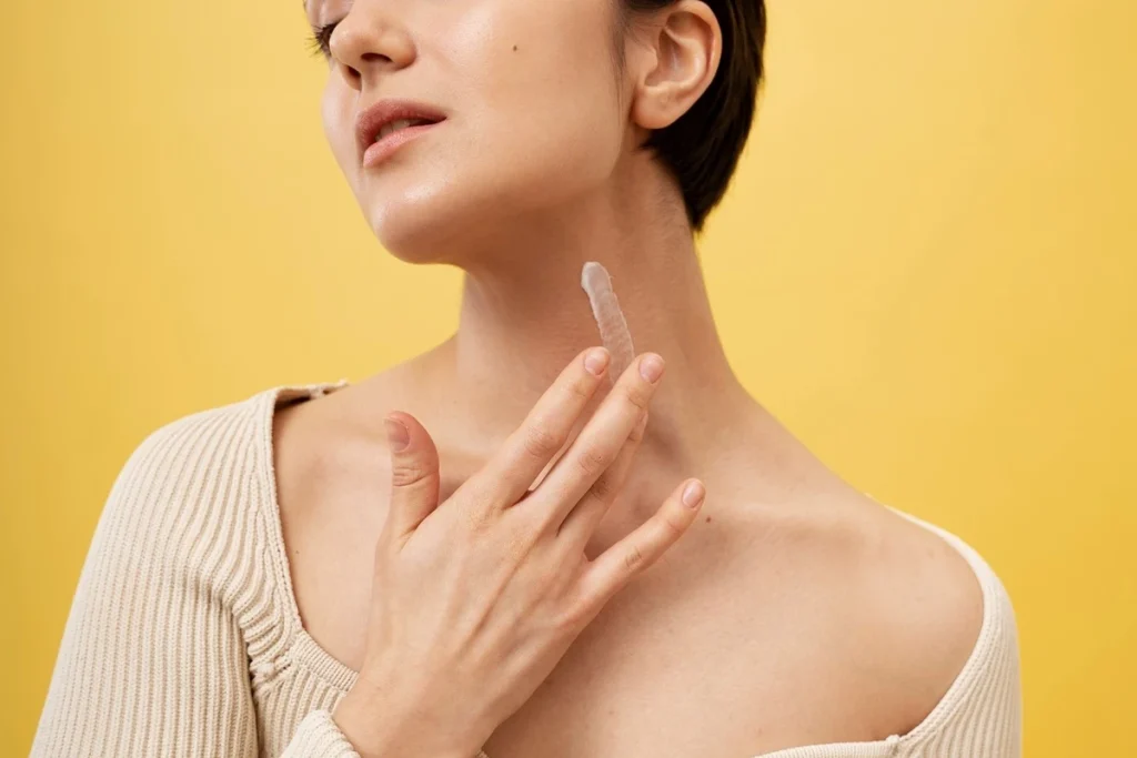 apakah body lotion bisa untuk leher