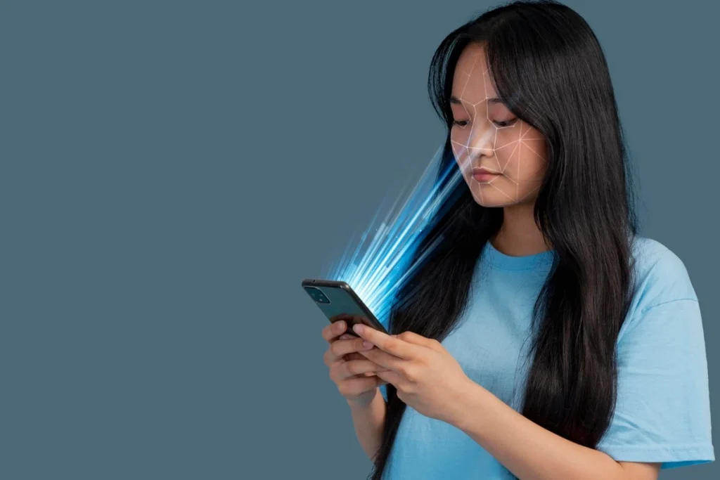 efek blue light pada wajah