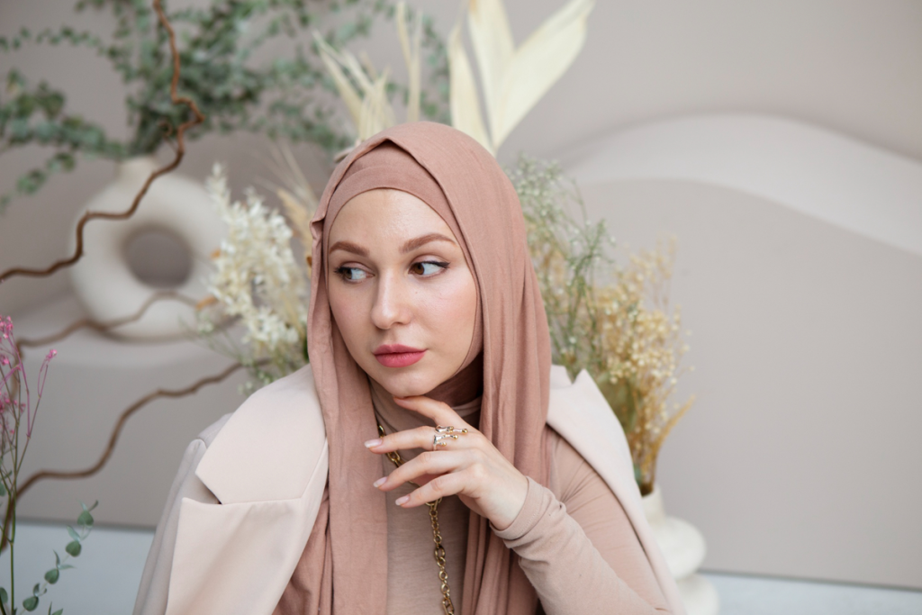 tutorial make up korean look hijab
