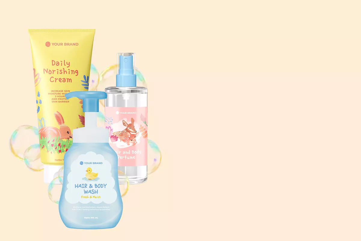 Produk Baby Care dari Jasa Maklon Kosmetik BPOM PT Mash Moshem Indonesia