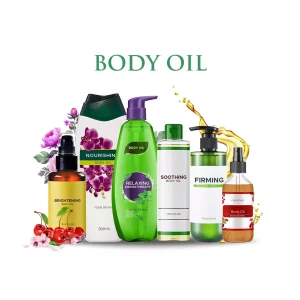 Maklon body oil - PT Mash Moshem Indonesia