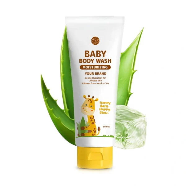 Maklon body wash baby moisturizing - PT Mash Moshem Indonesia