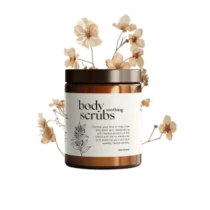 Maklon soothing body scrub - PT Mash Moshem Indonesia