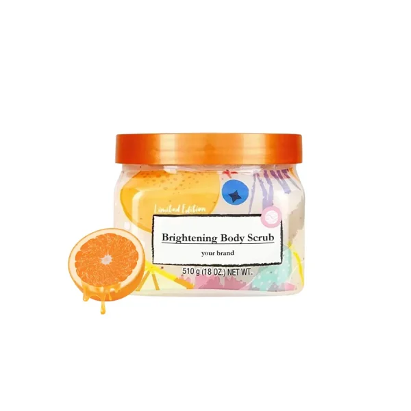 Maklon brightening body scrub - PT Mash Moshem Indonesia