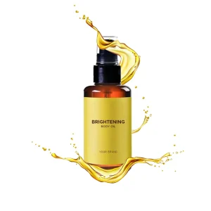 Maklon body oil brightening - PT Mash Moshem Indonesia