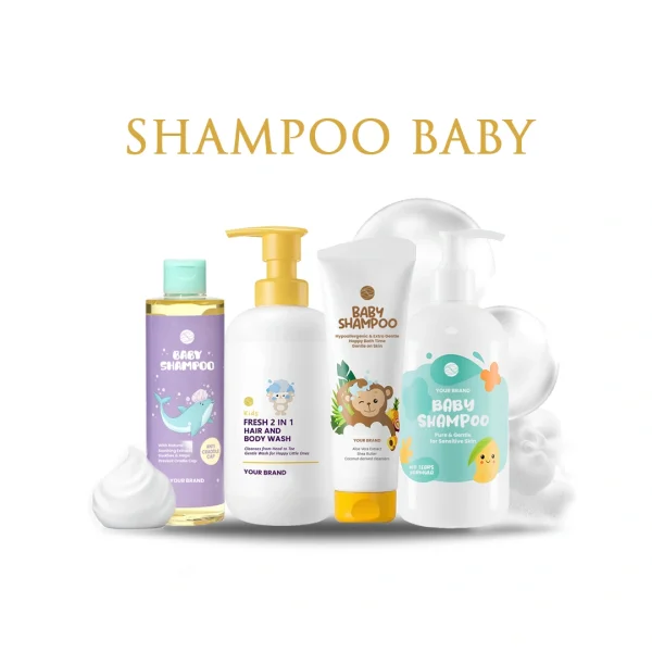 Maklon shampoo baby - PT Mash Moshem Indonesia