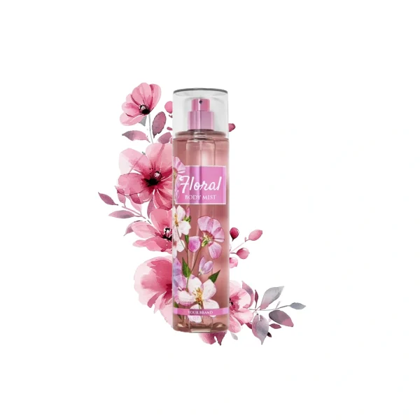 Maklon perfumed body mist floral - PT Mash Moshem Indonesia