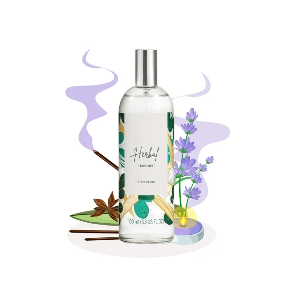 Maklon perfumed hair mist herbal - PT Mash Moshem Indonesia