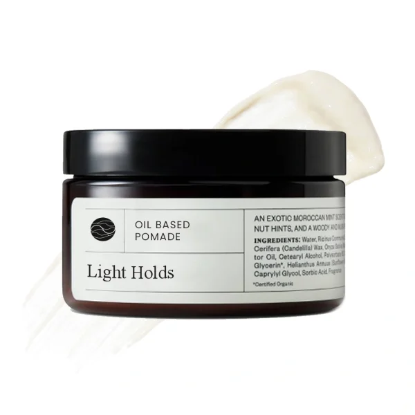 Maklon pomade oil based light hold - PT Mash Moshem Indonesia