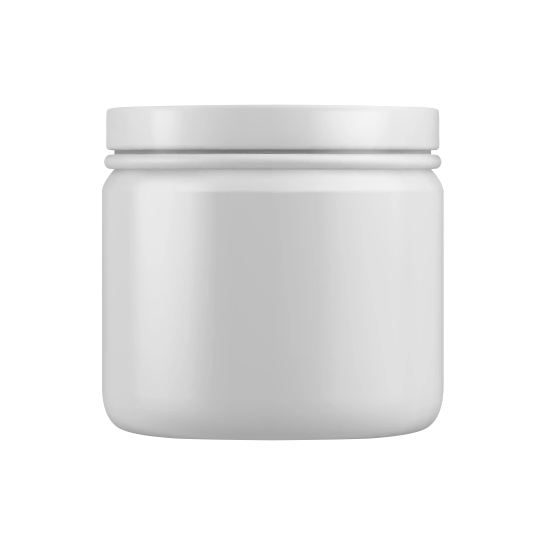 SCREW CAP PLASTIC JAR (HAIR GEL)