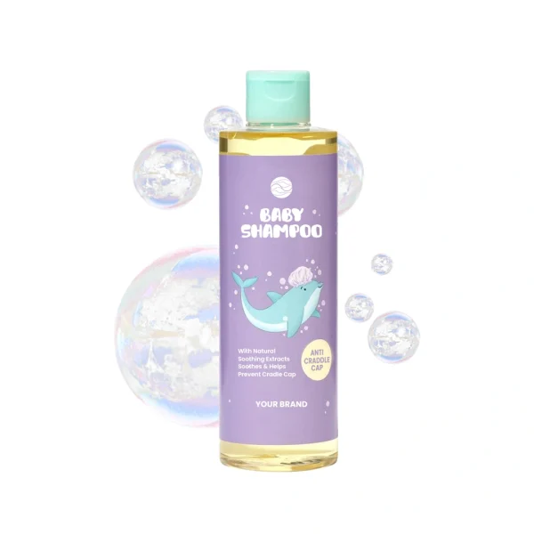 Maklon shampoo baby anti cradle - PT Mash Moshem Indonesia