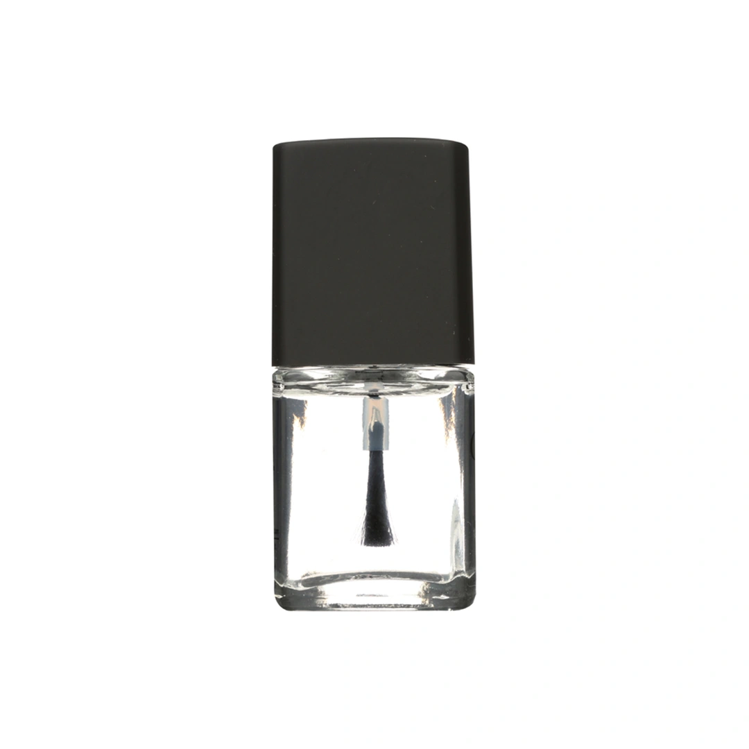 CYLINDER GLASS BOTTLE WITH BRUSH (NAIL POLISH PEEL OFF)