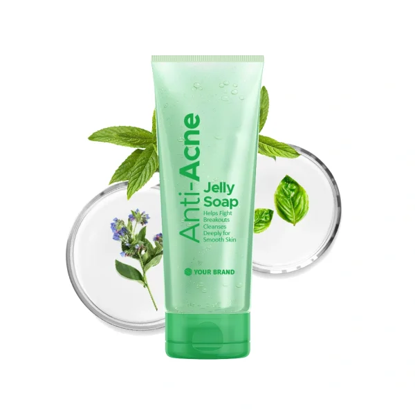 Hasil maklon jelly soap anti acne - PT Mash Moshem Indonesia