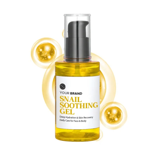 Hasil maklon soothing gel snail - PT Mash Moshem Indonesia
