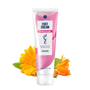 Production Result of Private Label Foot Cream soothing - PT Mash Moshem Indonesia