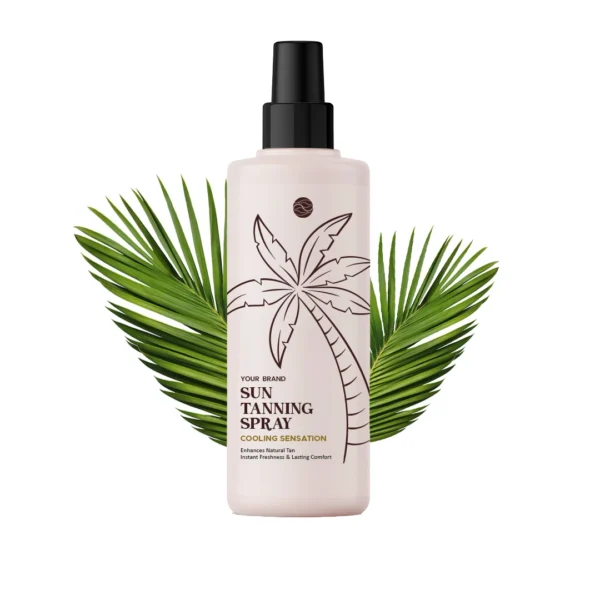 Hasil maklon sun tanning spray cooling effect - PT Mash Moshem Indonesia