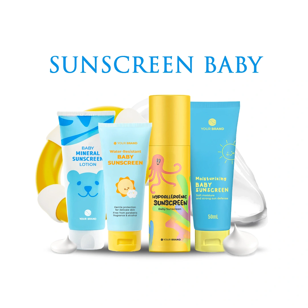 Maklon sunscreen baby - PT Mash Moshem Indonesia