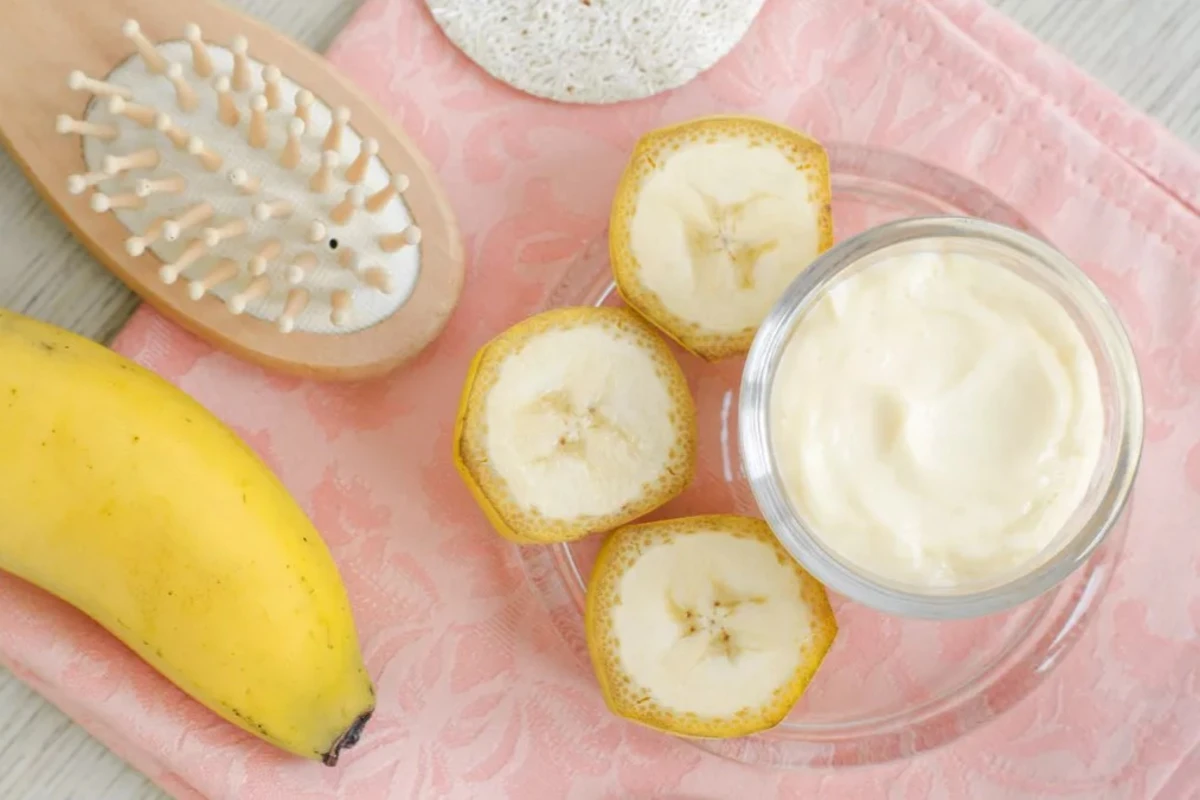 cara membuat masker rambut dari pisang