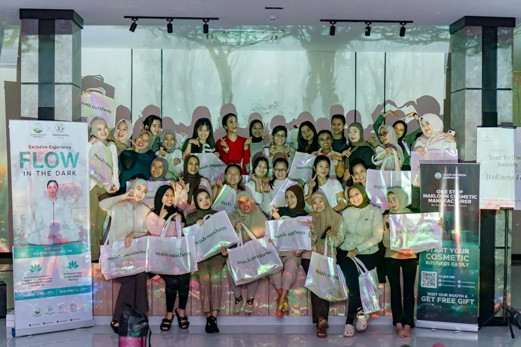 cinematic yoga bersama wellnessfest blitar