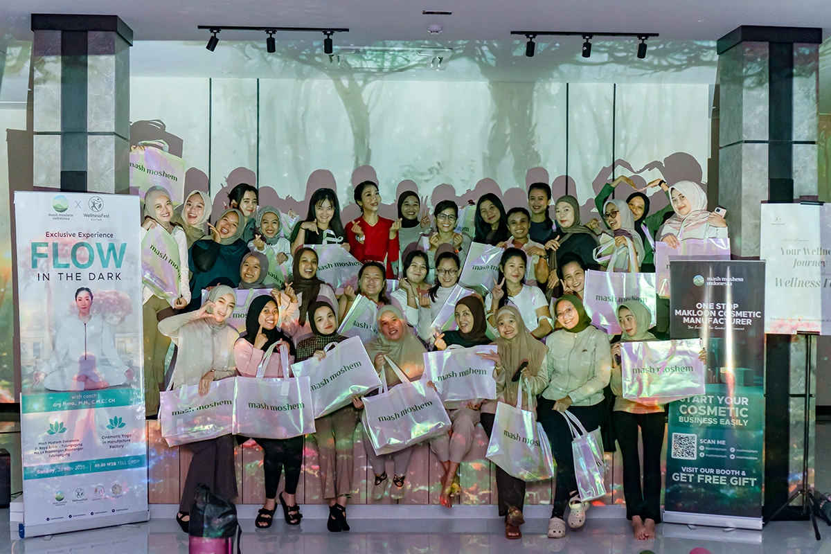 cinematic yoga bersama wellnessfest blitar