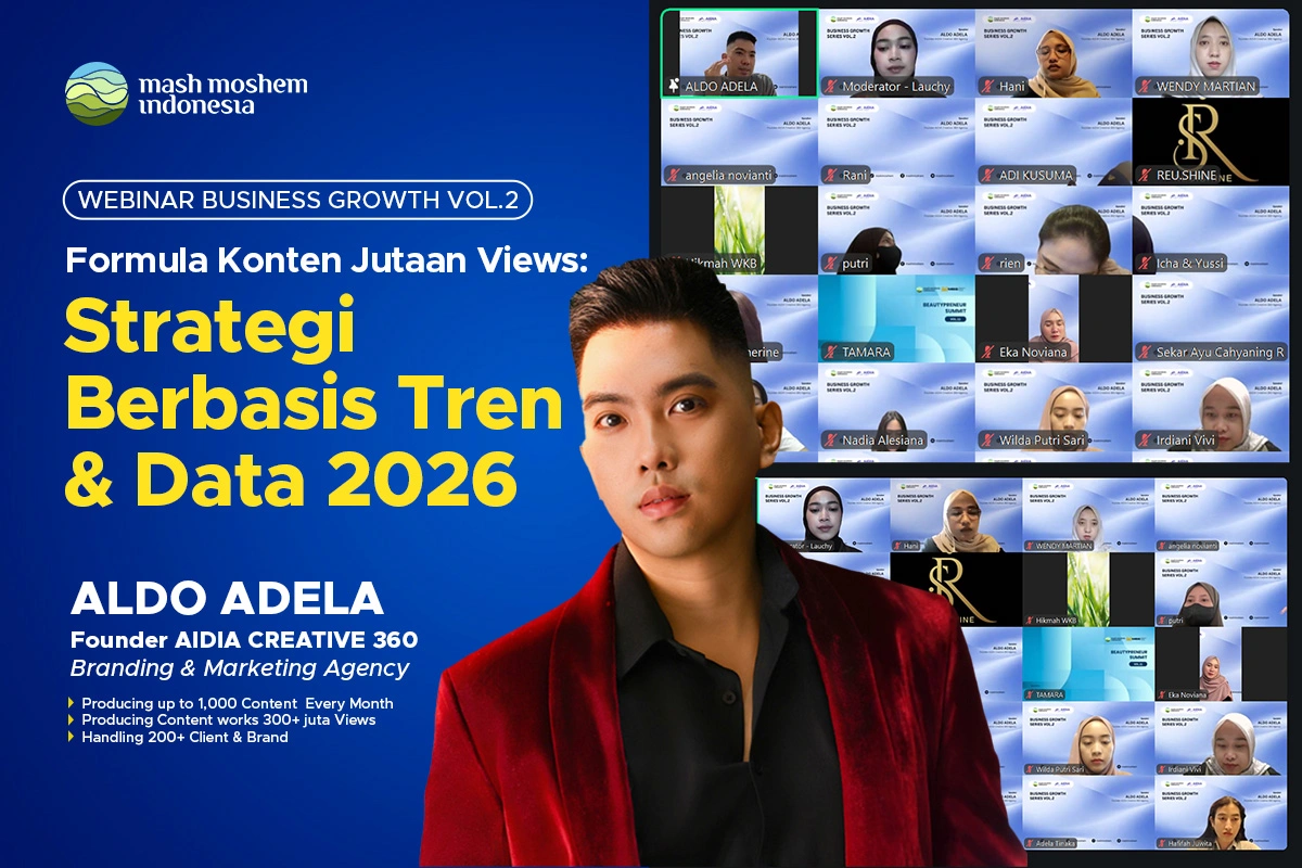 Webinar Business Growth Vol. 2 MMI bareng Aldo Adela