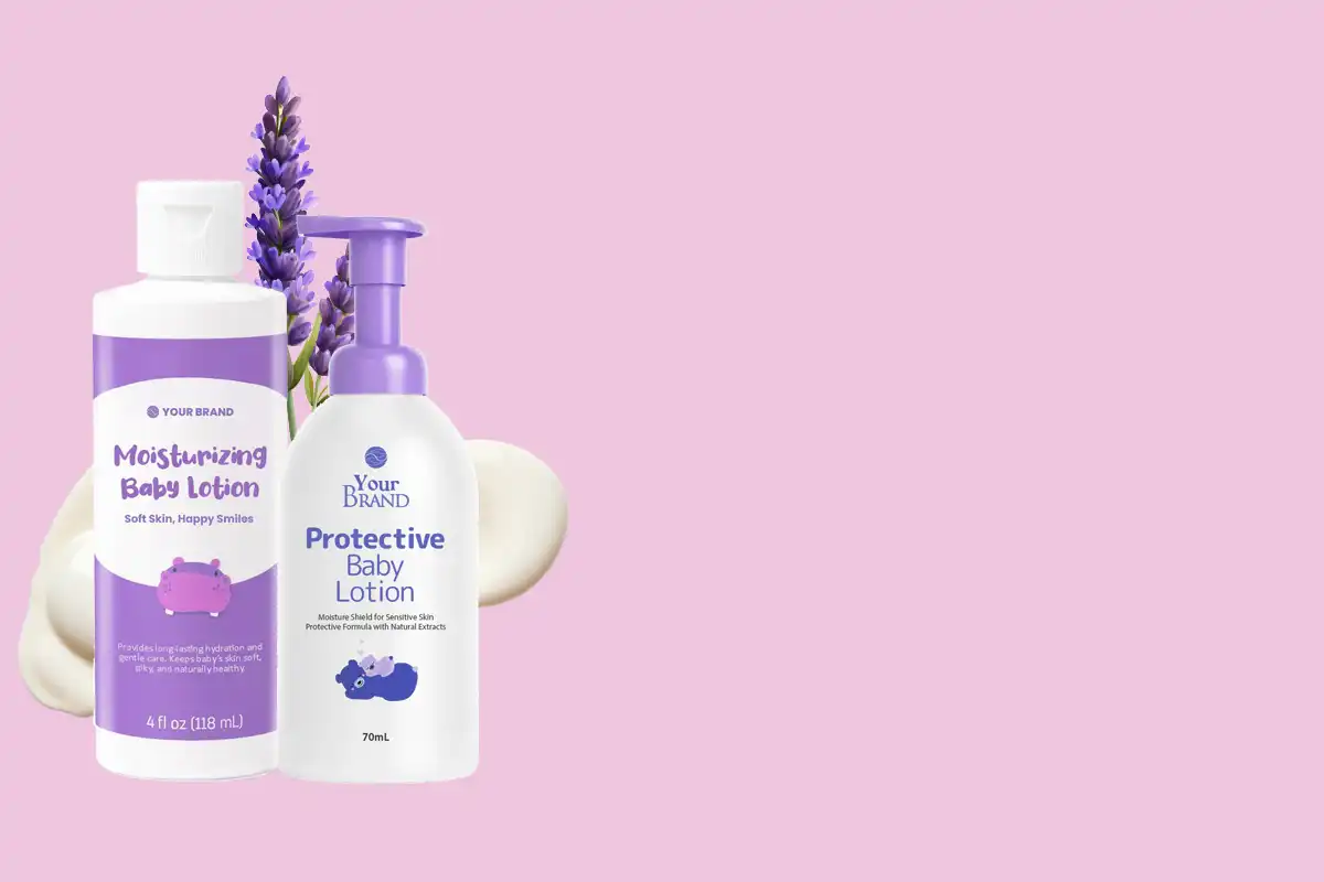 Hasil Produksi Jasa Maklon Skincare Baby PT Mash Moshem Indonesia, Baby Lotion