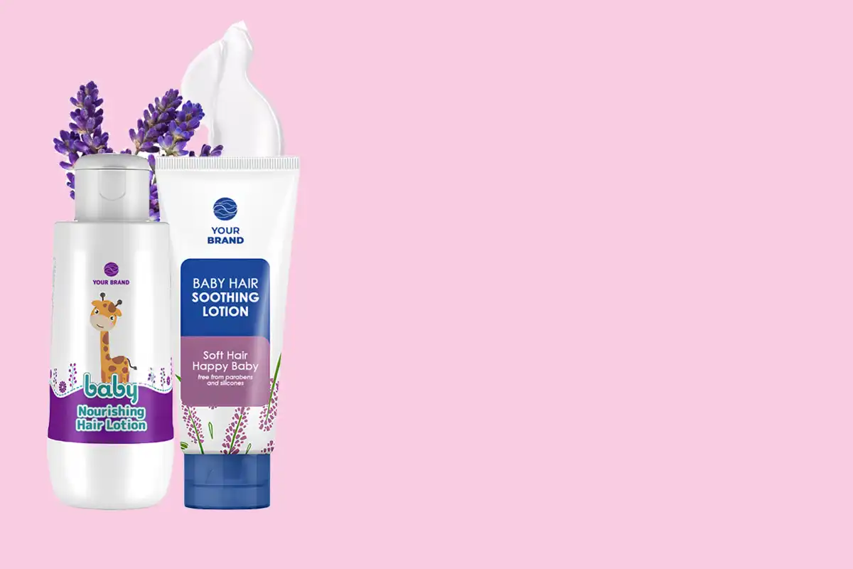 Hasil Produksi Jasa Maklon Skincare Baby PT Mash Moshem Indonesia, Hair Lotion Baby