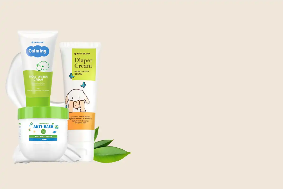 Hasil Produksi Jasa Maklon Skincare Baby PT Mash Moshem Indonesia, Moisturizer Cream