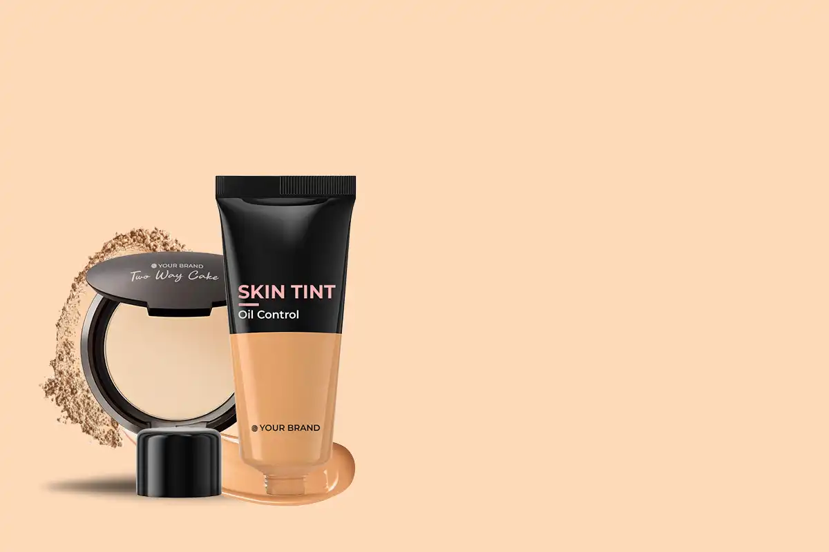 Hasil produksi face decorative dari jasa maklon makeup PT Mash Moshem Indonesia