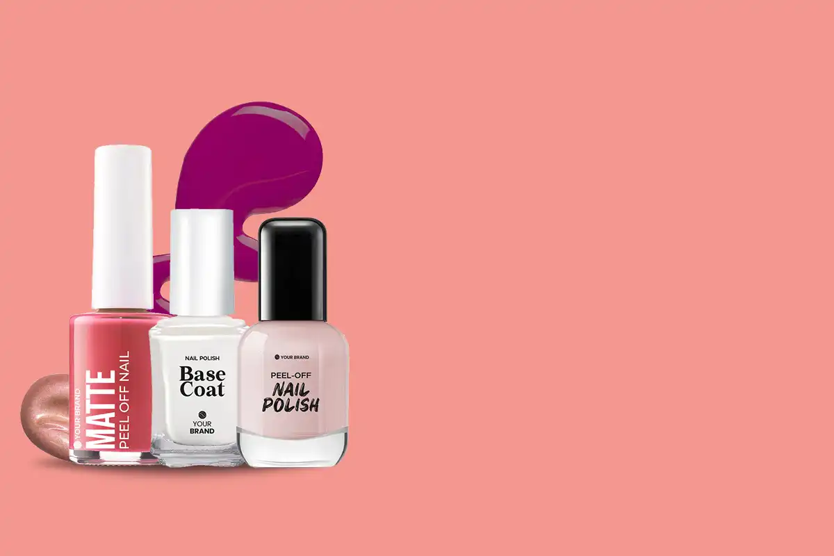 Hasil produksi nail decorative dari jasa maklon makeup PT Mash Moshem Indonesia