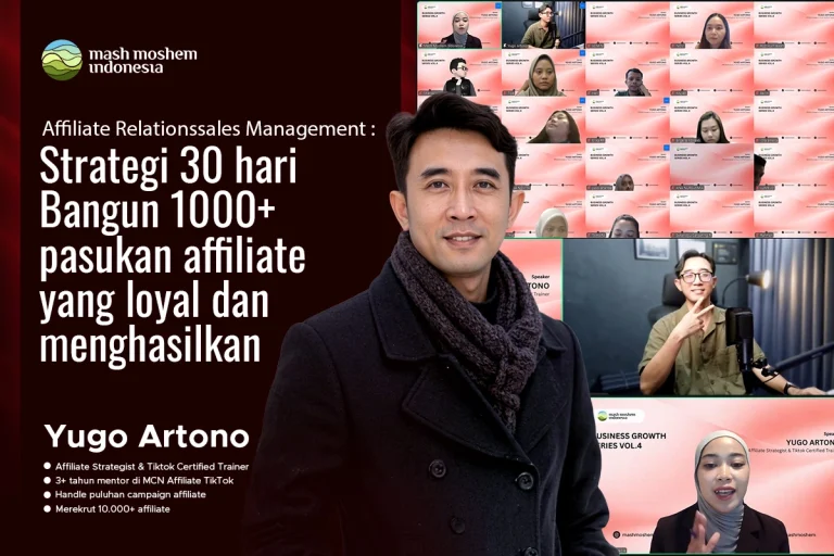 Yugo Artono Hadirkan Framework Affiliate Terlengkap di Business Growth Series Vol. 4 Mash Moshem 