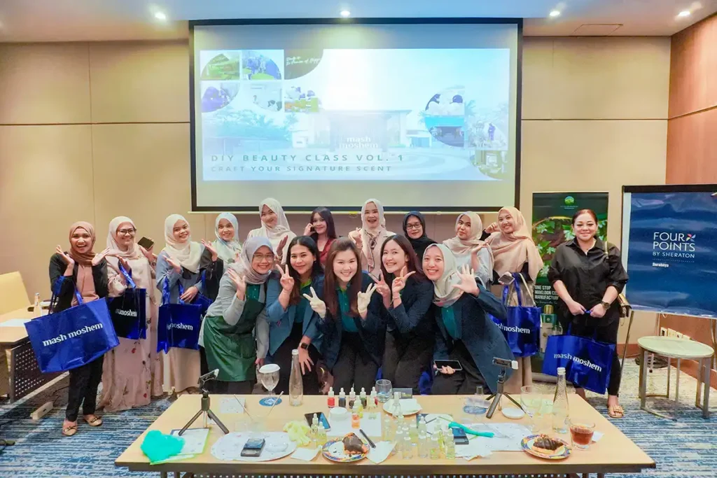 DIY Beauty Class Four Points x Mash Moshem