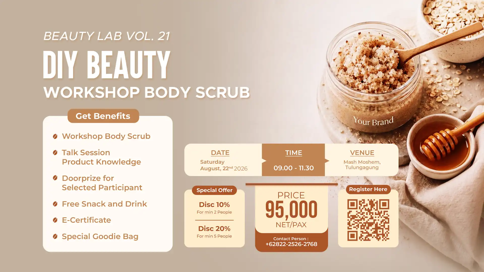 DIY Beauty Lab Vol 21 Tulungagung - PT Mash Moshem Indonesia