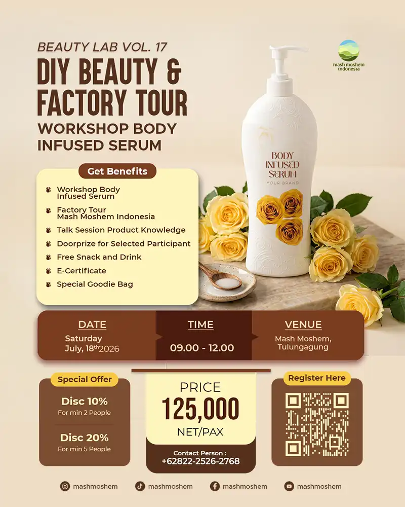 Event PT Mash Moshem Indonesia - DIY Beauty Lab Volume 17 Tulungagung