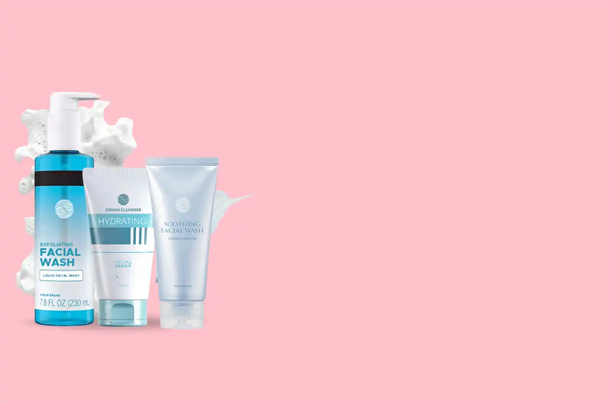 Maklon Facial Wash PT Mash Moshem Indonesia