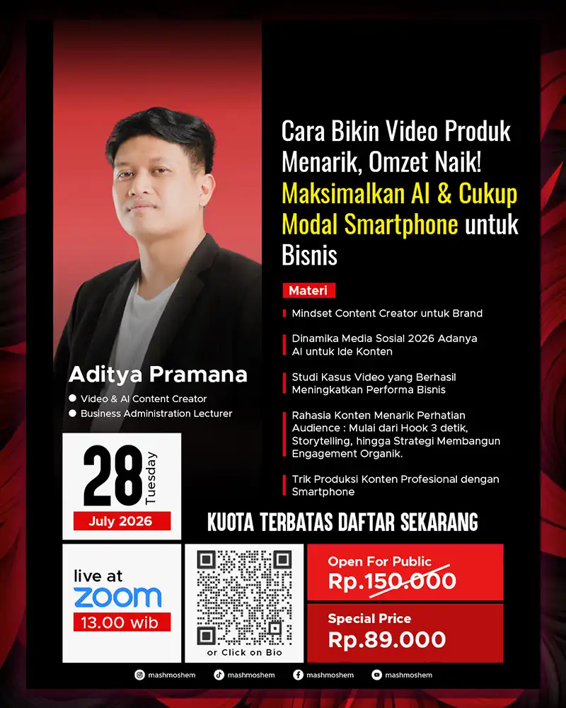 Webinar Business Growth Vol 7 - PT Mash Moshem Indonesia
