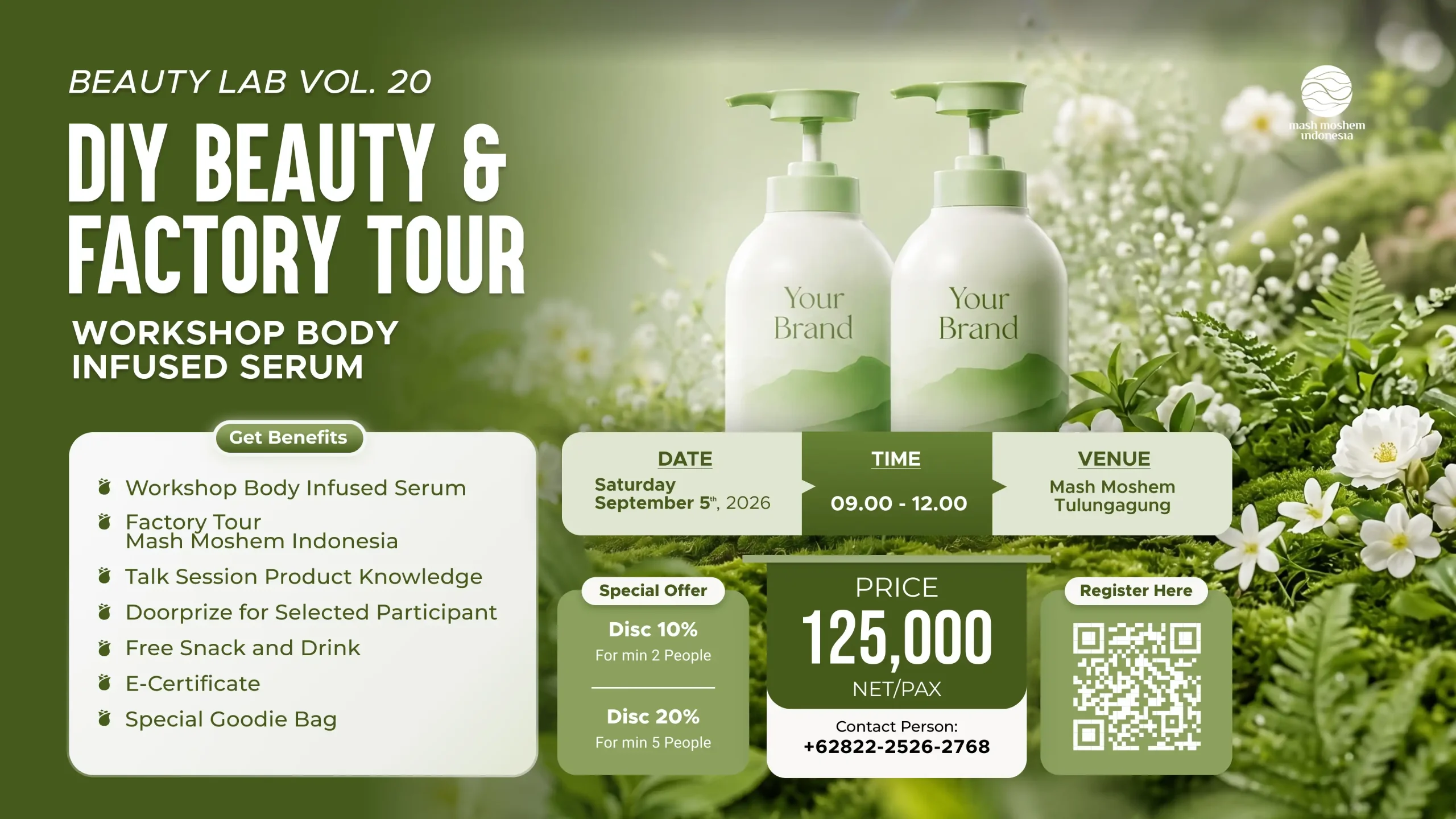 Event Factory Tour and DIY Beauty Lab Vol 22 - PT Mash Moshem Indonesia