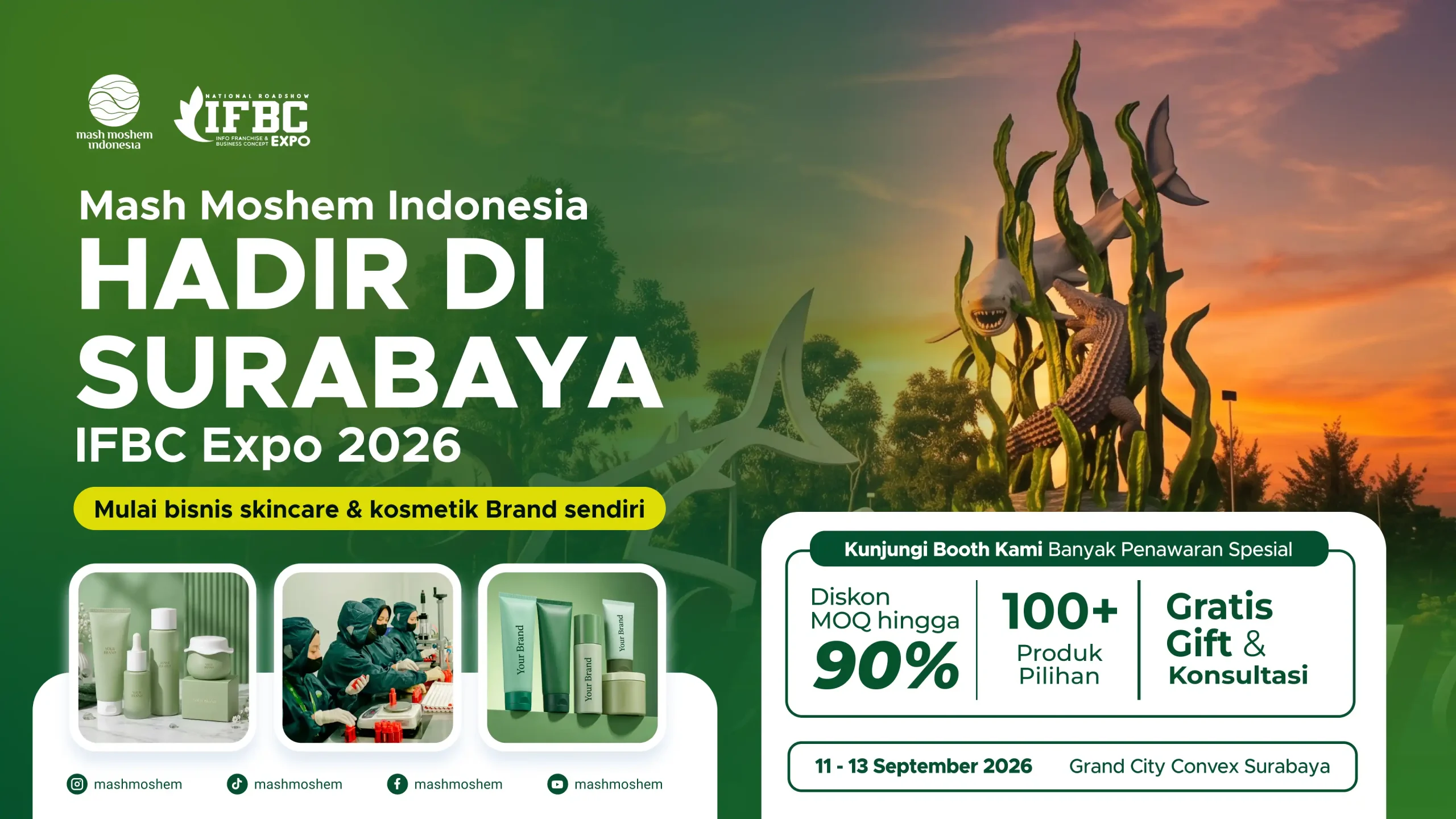 Event PT Mash Moshem Indonesia IFBC Expo Surabaya September 2026