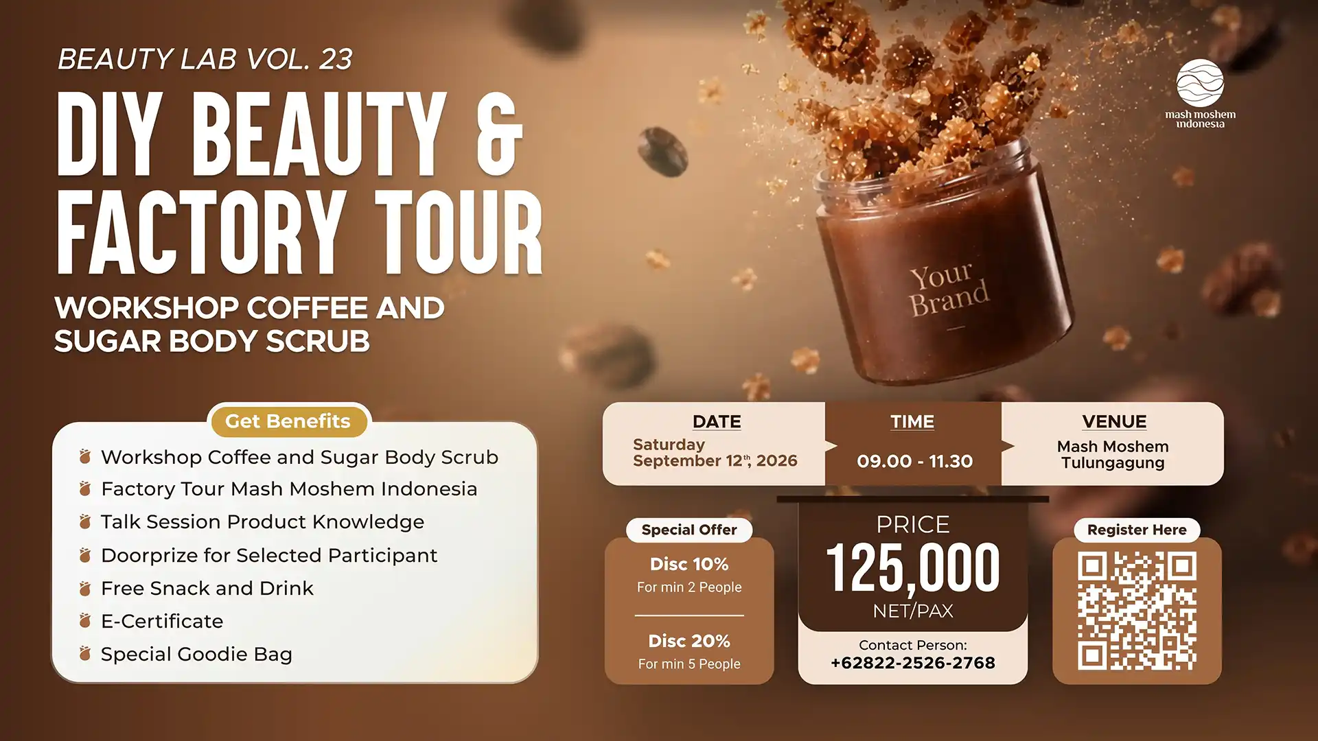 DIY Beauty Lab Vol 23 dan Factory Tour PT Mash Moshem Indonesia