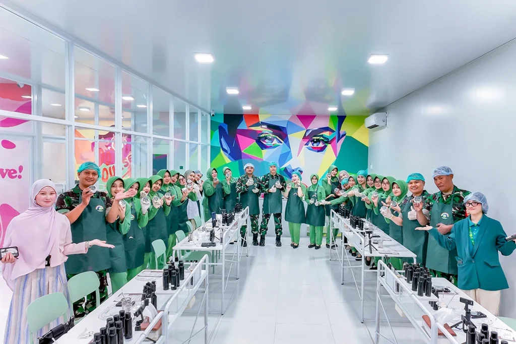 Foto bersama TNI AD Koramil Rejotangan Tulungagung