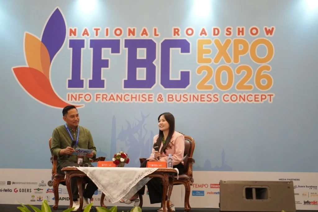 Talkshow inspiratif Mash Moshem IFBC Expo Surabaya 2026