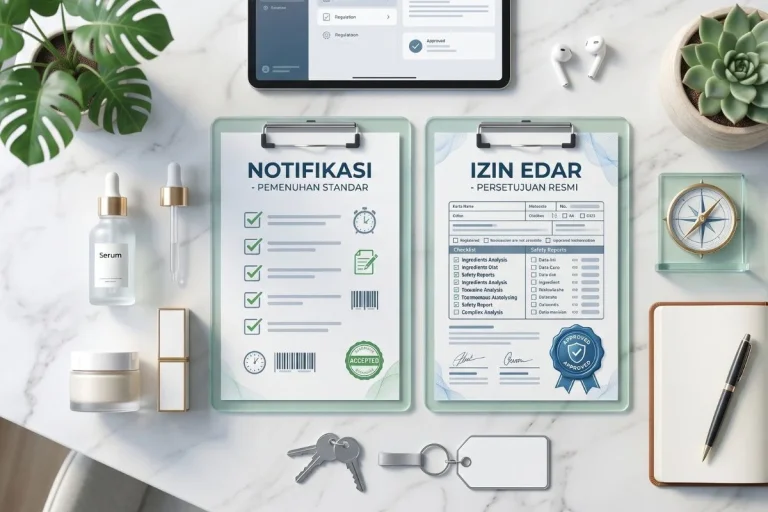 Perbedaan Notifikasi BPOM vs Izin Edar Kosmetik, Wajib Tahu!